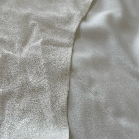 Revolve Lovers+Friends Eternity Expose Midriff Ivory Maxi Dress Asymmetric Hem S - Picture 10 of 12